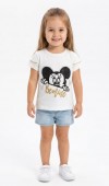 Kız Çocuk Beyaz T-Shirt Kız Çocuk Beyaz T-Shirt