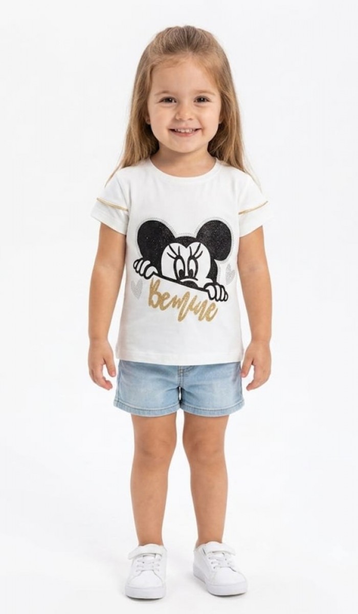 Kız Çocuk Beyaz T-Shirt