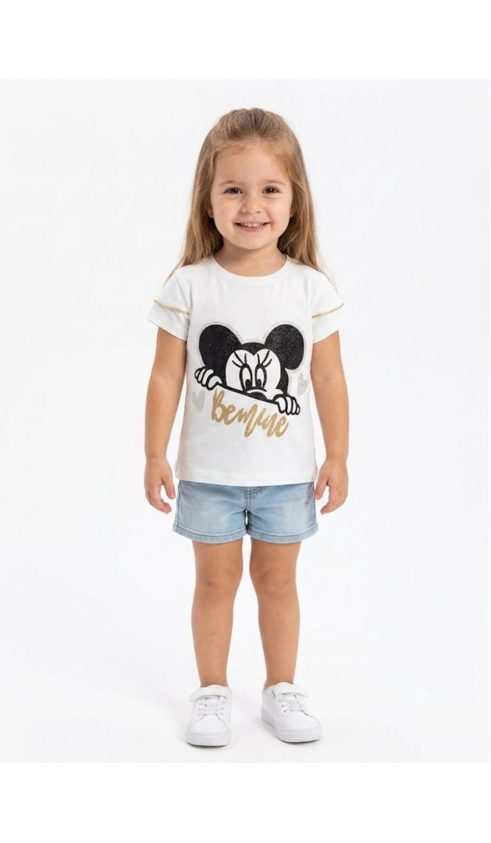 Kız Çocuk Beyaz T-Shirt