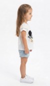 Kız Çocuk Beyaz T-Shirt Kız Çocuk Beyaz T-Shirt