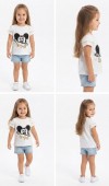 Kız Çocuk Beyaz T-Shirt Kız Çocuk Beyaz T-Shirt