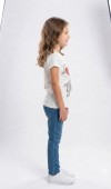 Kız Çocuk Beyaz T-Shirt