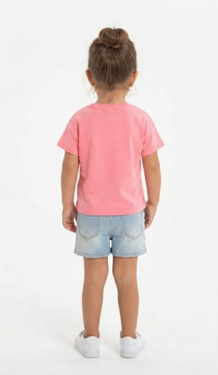 Kız Çocuk Pembe T-Shirt