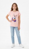 Kız Çocuk Pembe T-Shirt Kız Çocuk Pembe T-Shirt