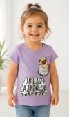Kız Çocuk Mor T-Shirt Kız Çocuk Mor T-Shirt