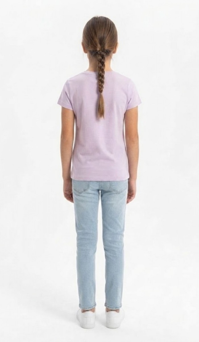 Kız Çocuk Mor T-Shirt