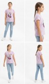 Kız Çocuk Mor T-Shirt
