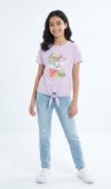 Kız Çocuk Mor T-Shirt