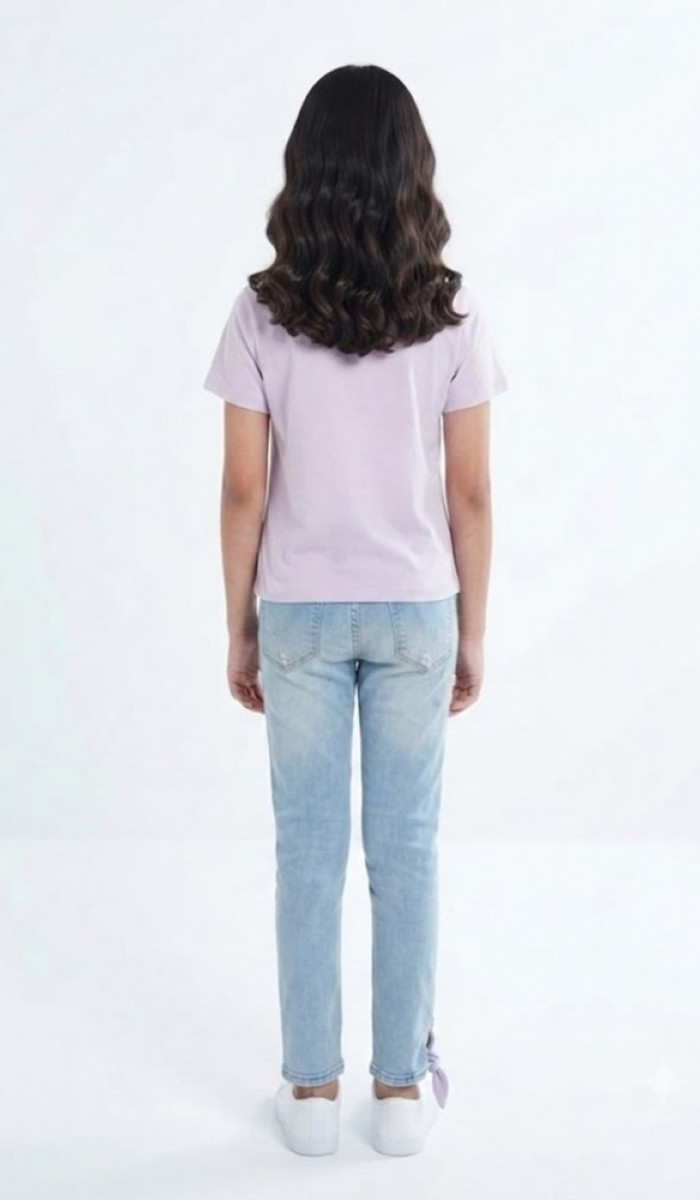 Kız Çocuk Mor T-Shirt
