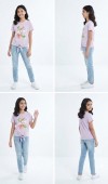 Kız Çocuk Mor T-Shirt