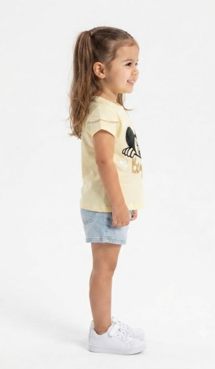 Kız Çocuk Sarı T-Shirt