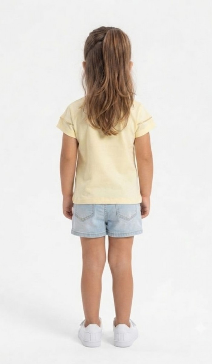 Kız Çocuk Sarı T-Shirt