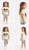 Kız Çocuk Sarı T-Shirt