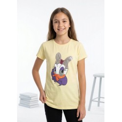 Kız Çocuk Sarı T-Shirt