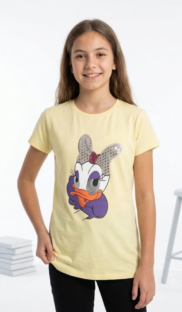 Kız Çocuk Sarı T-Shirt