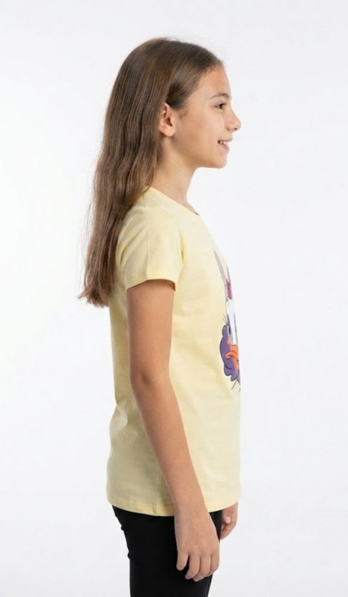 Kız Çocuk Sarı T-Shirt Kız Çocuk Sarı T-Shirt