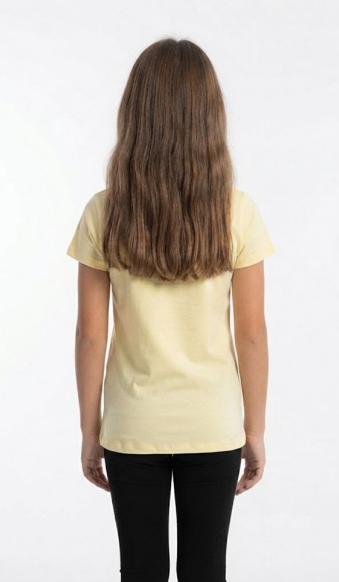 Kız Çocuk Sarı T-Shirt Kız Çocuk Sarı T-Shirt