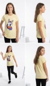 Kız Çocuk Sarı T-Shirt Kız Çocuk Sarı T-Shirt